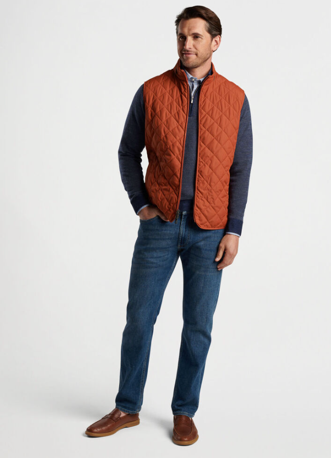 Essex Vest Burnt Orange - Beau Outfitters