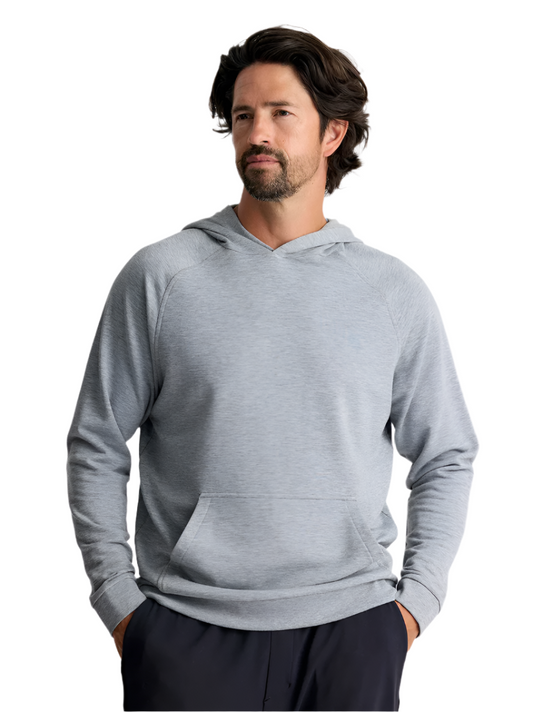 Bamboo Lightweight Fleece Hoodie Hthr Grey