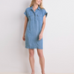 Ws Chambray Shirt Dress Blue Mirage