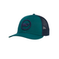 Whale Dot Perf Trucker Hat Teal Decoy