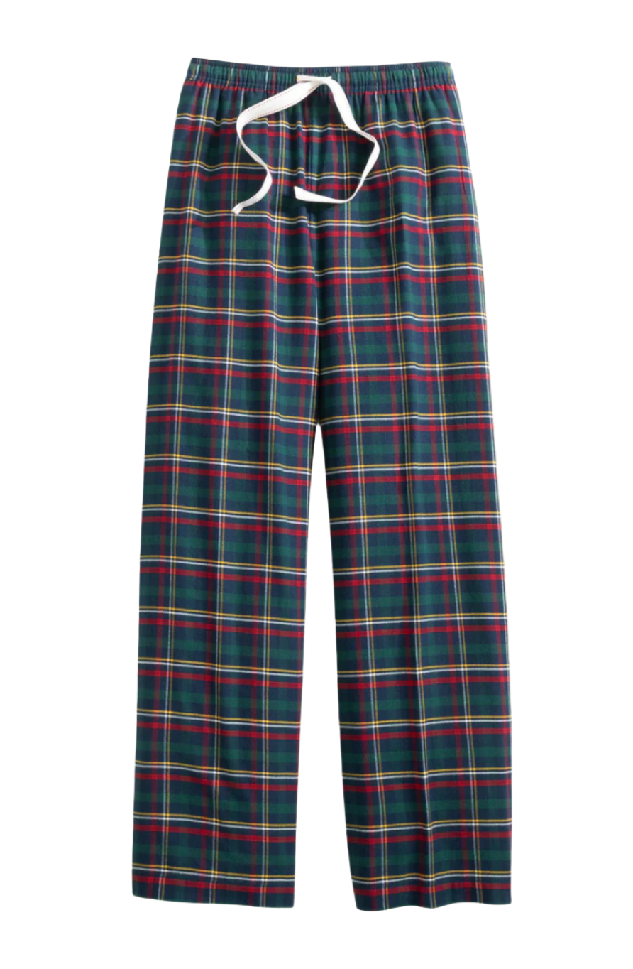 Ws Partridgeberry Plaid Lounge Pant Dress Blue