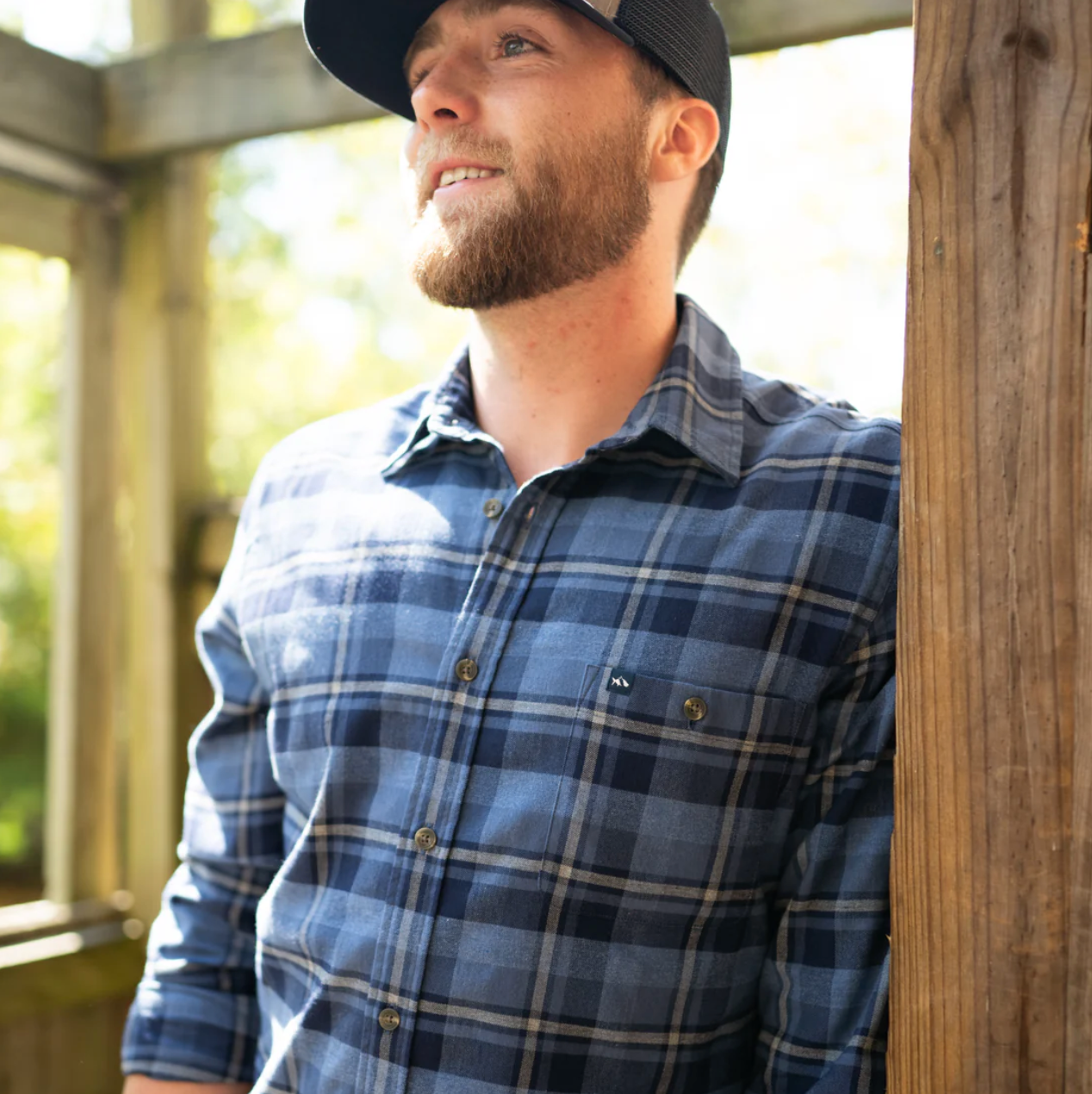 Broadmarsh Flannel Shirt Navy