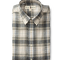 Rolland Flannel Plaid Shirt Stone Heather