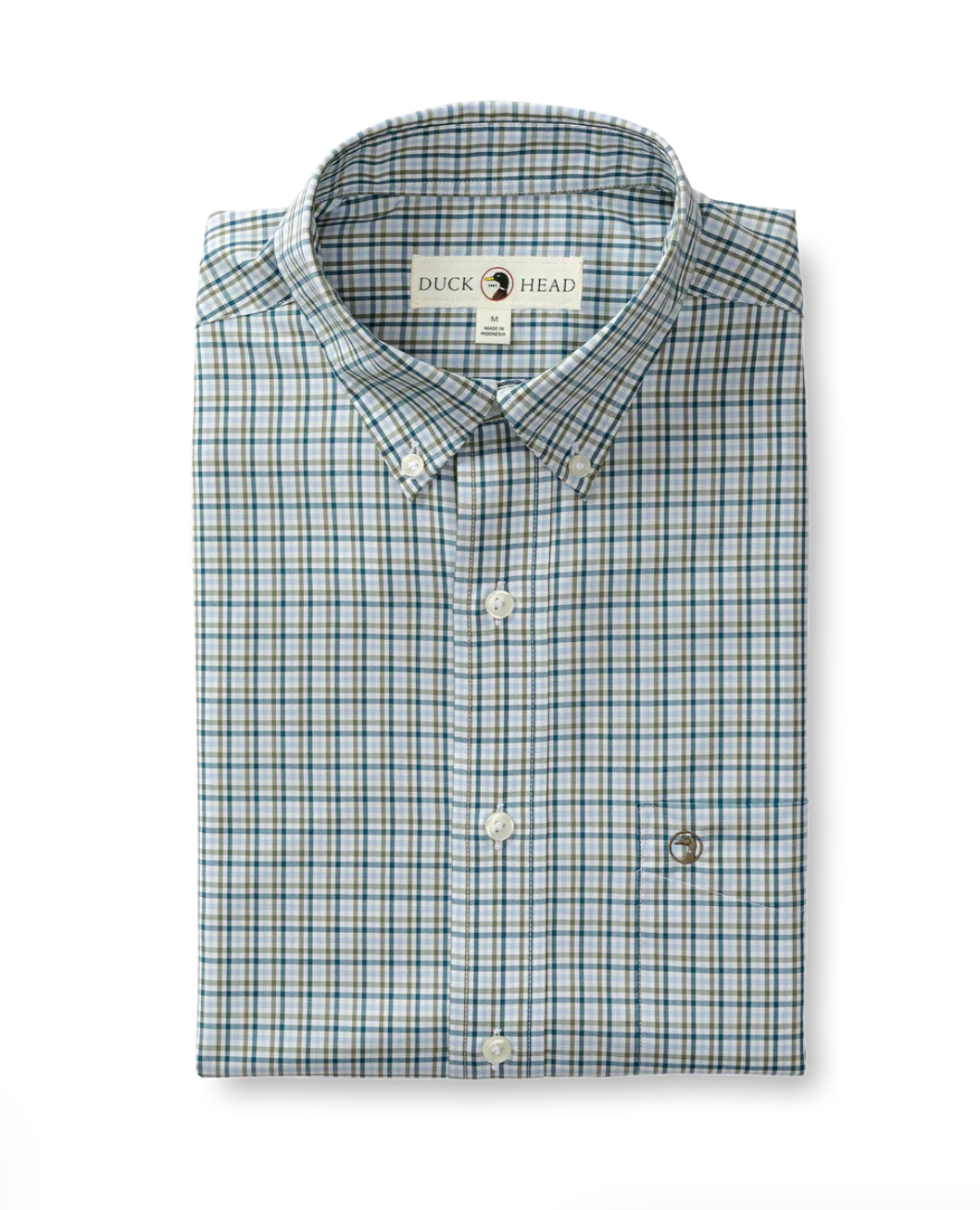 Poplin Wallace Plaid Perf Shirt Legion Blue