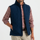 Fremont Perf Quilted Vest Slate Blue