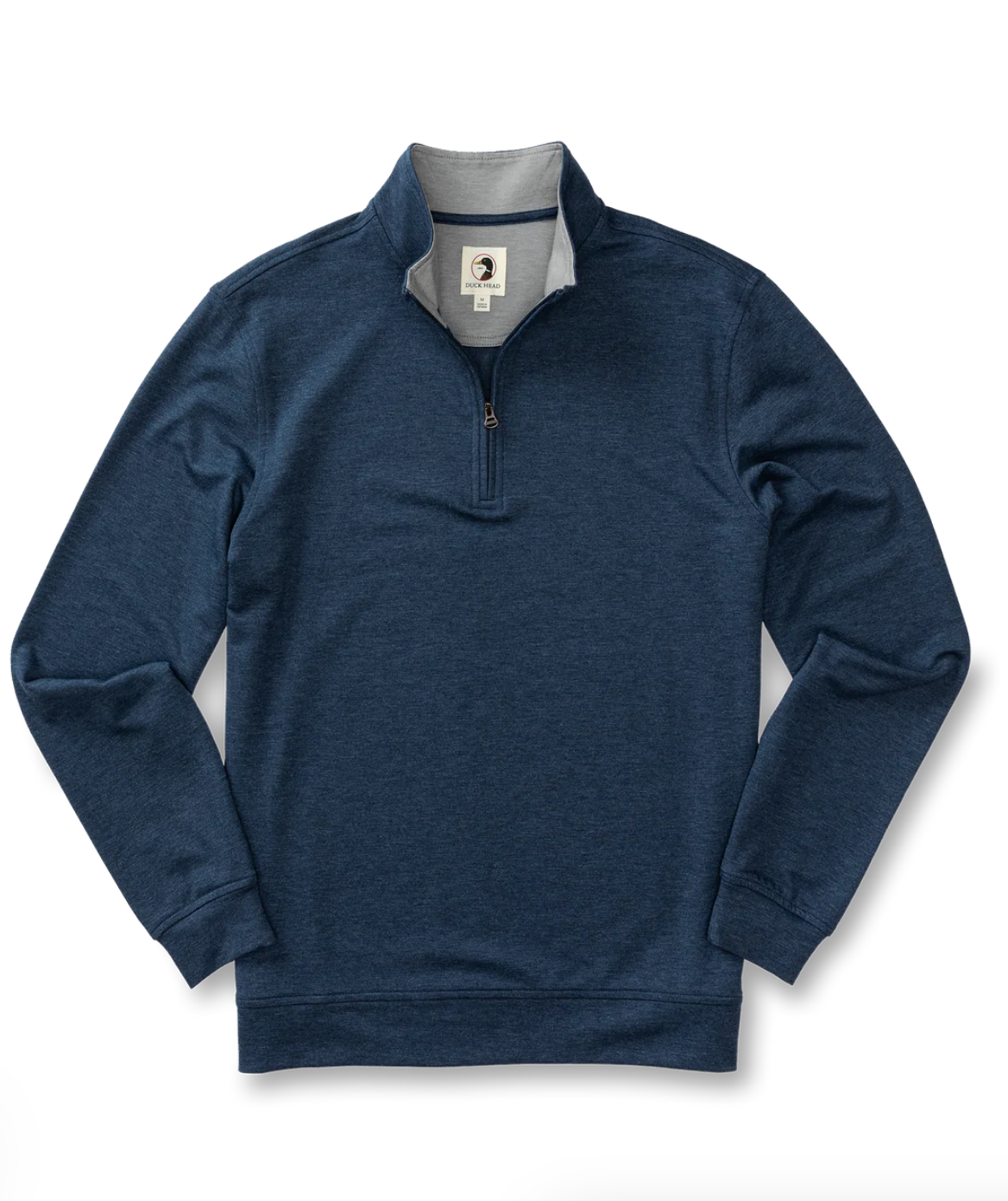 Dunmore 1/4 Zip Royal Navy Hthr