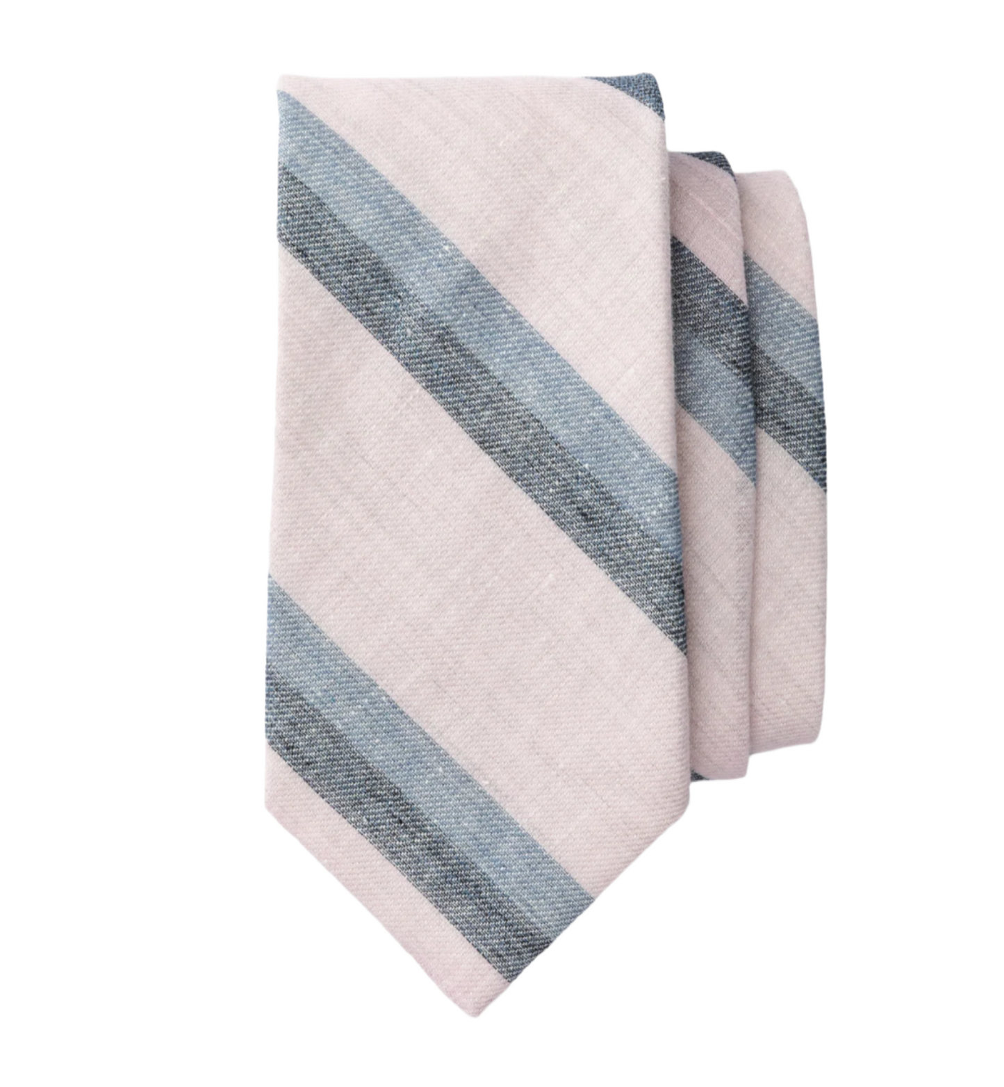 Linen Cotton Stripe Tie