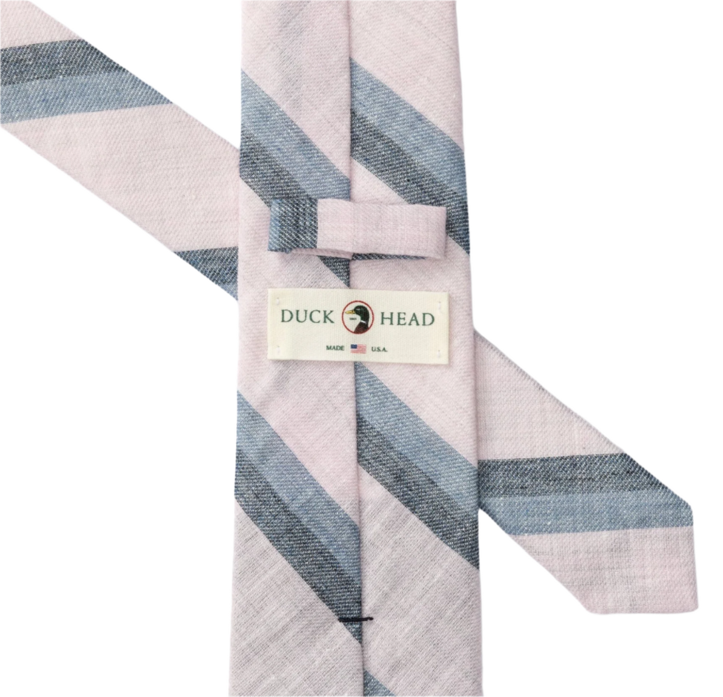 Linen Cotton Stripe Tie