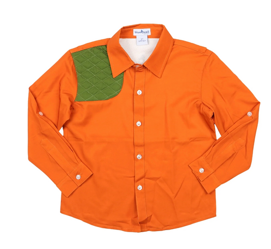 Youth Ranch Collection LS Shirt Blaze/Green