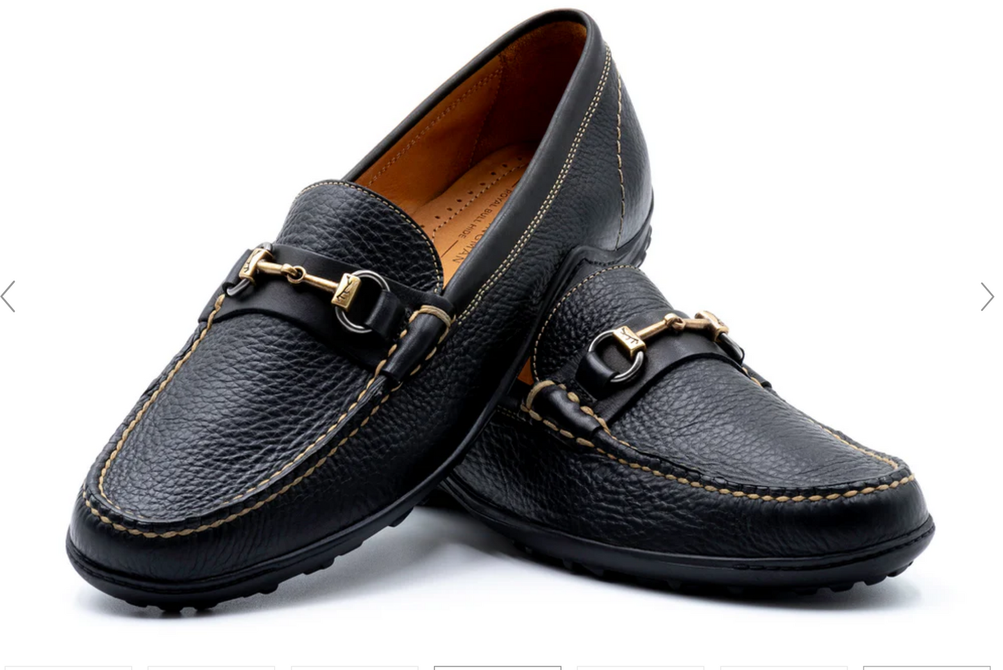 Bill Royal Bullhide Horse Bit Loafer Black