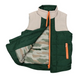 Youth Quilted Camo Vest Green/Khaki