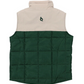 Youth Quilted Camo Vest Green/Khaki