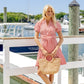 Ws Abby Mini Dress Red & White Stripe