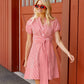 Ws Abby Mini Dress Red & White Stripe