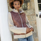 Ws Quilted Sweater Jacket Camel
