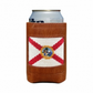 Florida State Flag Leather Needlepoint Koozie - Beau Outfitters