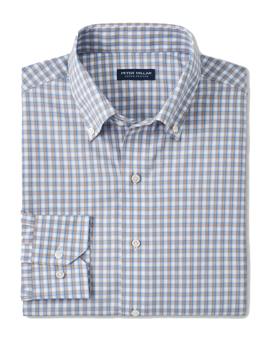 Cole Perf Poplin Shirt Summer Dunes - Beau Outfitters