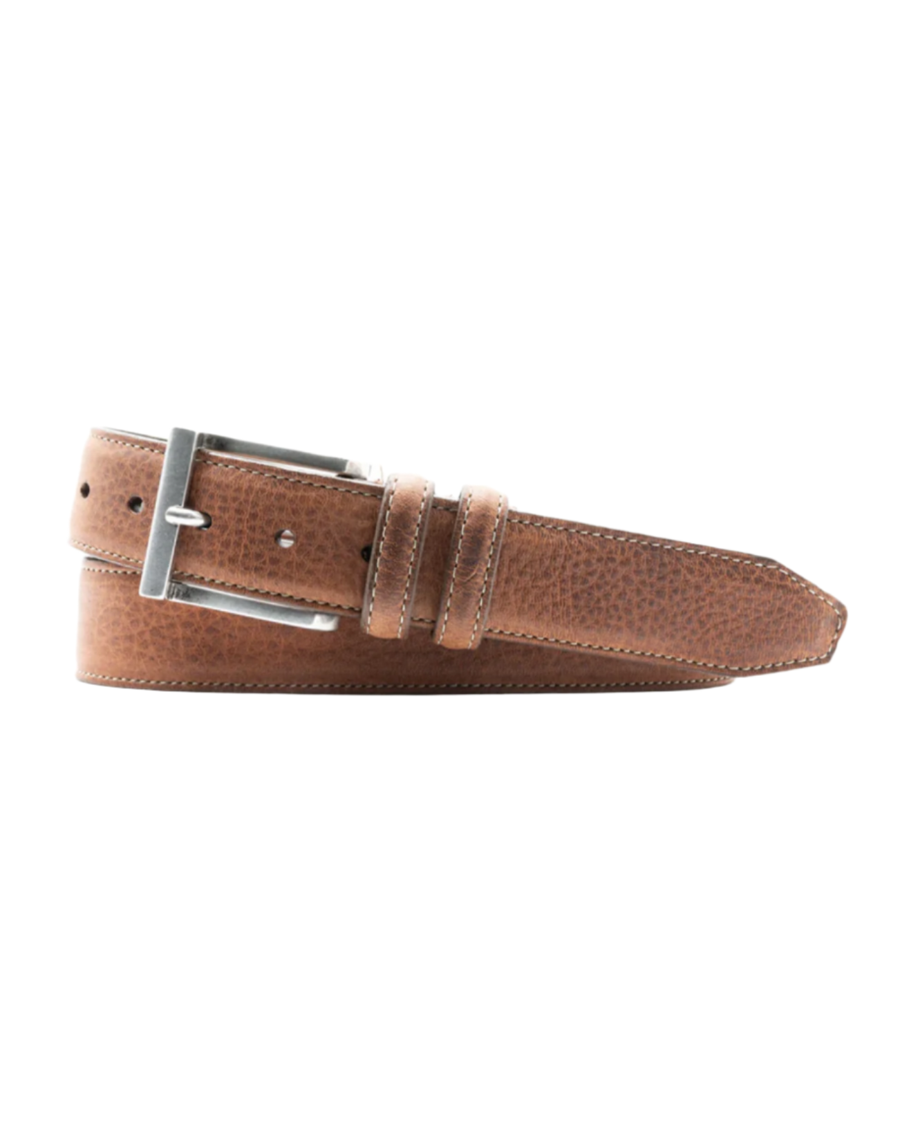 Bill American Bison Belt Chestnut - Beau Outfitters