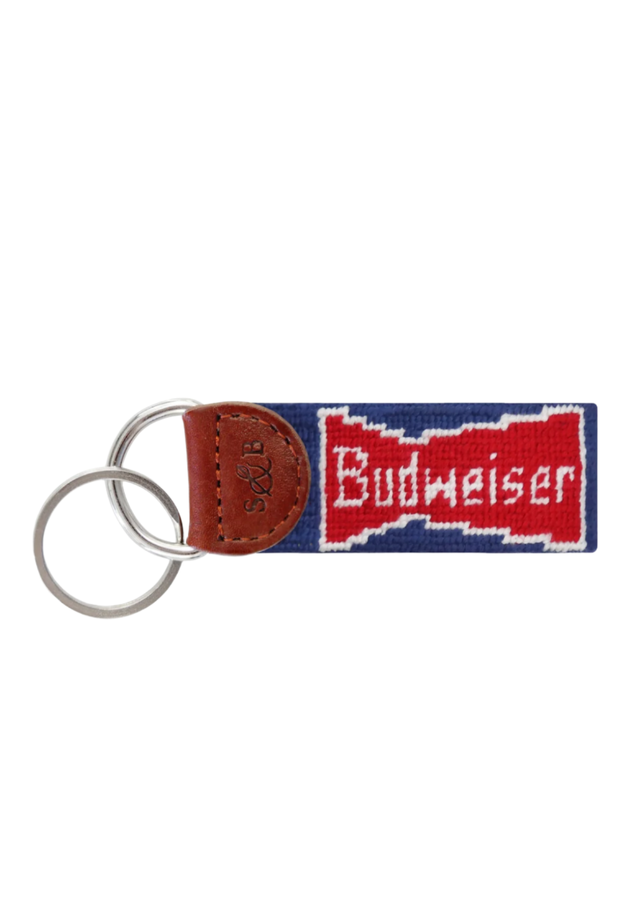 Budweiser Vtg Bowtie (Classic Navy) Key Fob - Beau Outfitters