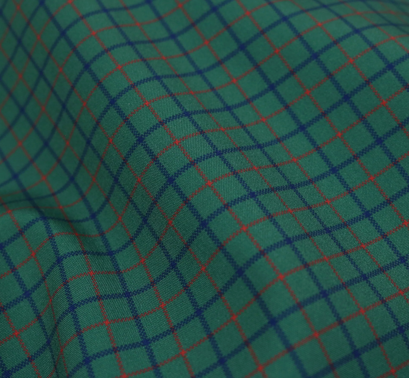 Youth Ranch Collection Tattersall LS Shirt Green