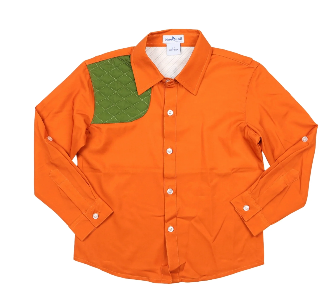 Youth Ranch Collection LS Shirt Blaze/Green