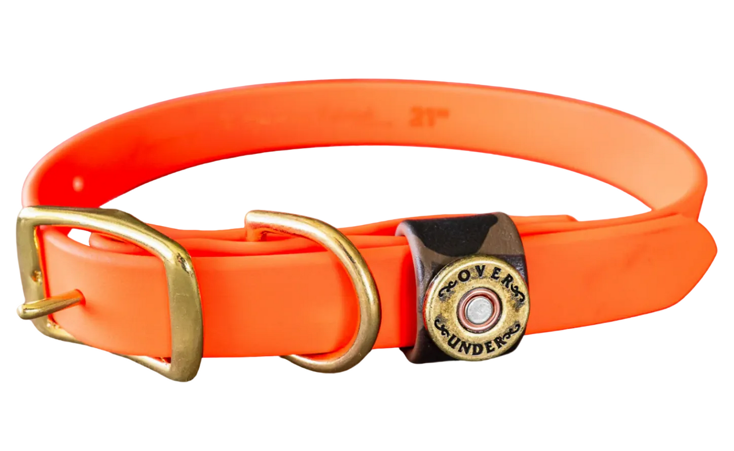 Water Dog Collar - Orange/Camo Keeper