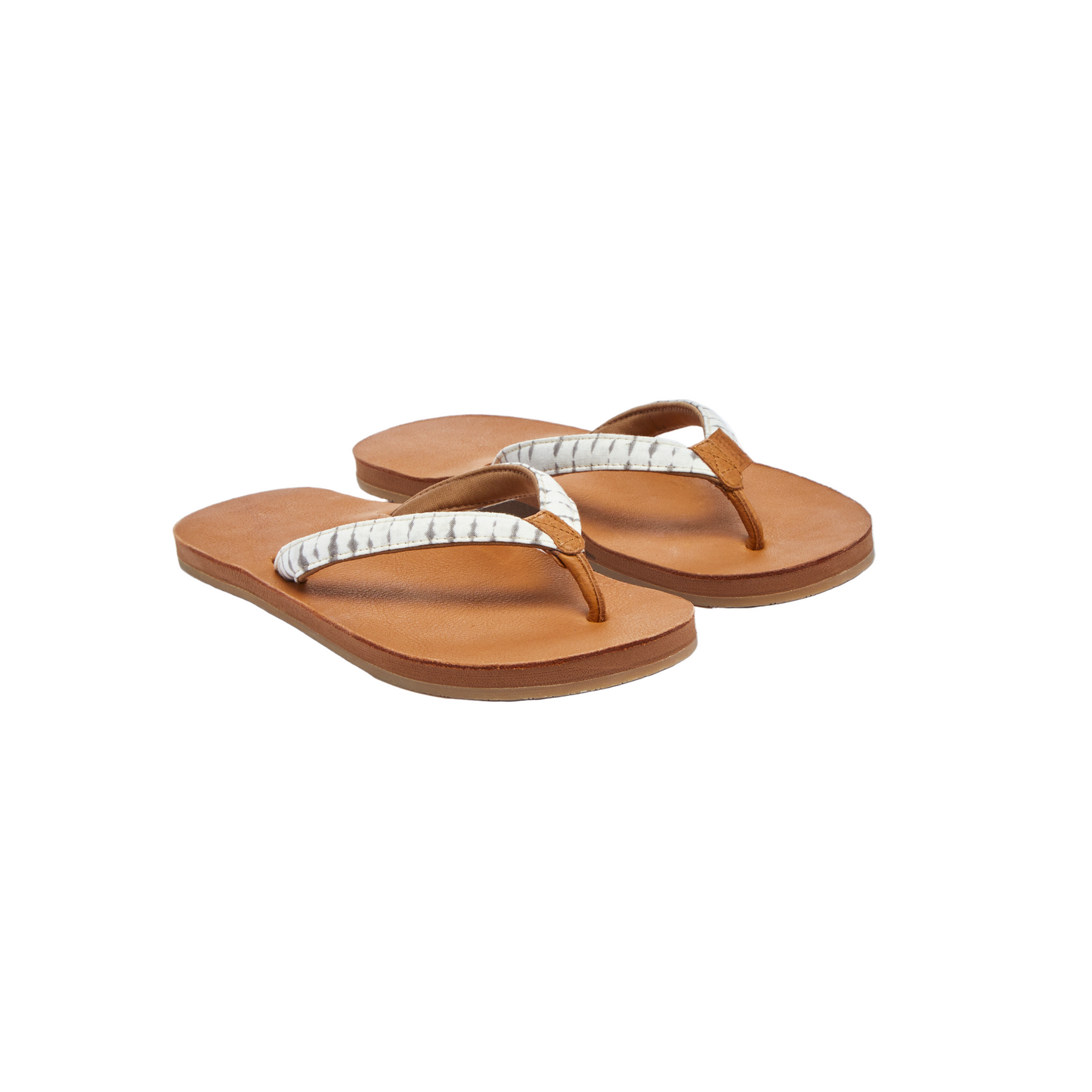 Ws Shibori Leather Sandal Almond