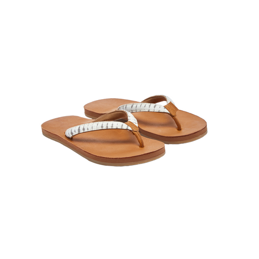 Ws Shibori Leather Sandal Almond
