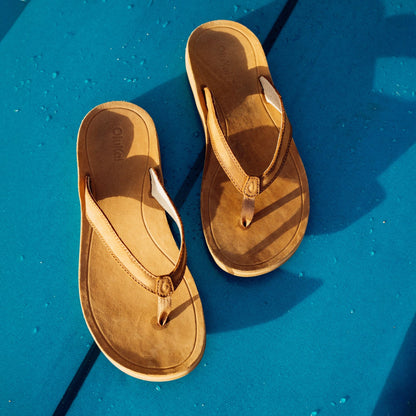 Ws Southshore Leather Sandal Toffee/Toffee