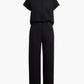 Ws AirEssentials Pintuck Half Zip Jumpsuit Very Black