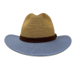 Superfecta Ultra-Fine Braid Hat Natural/Blue