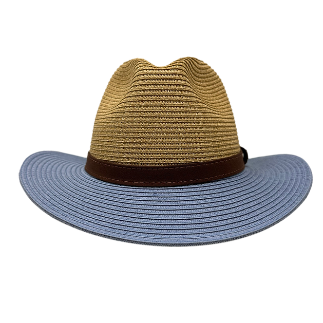 Superfecta Ultra-Fine Braid Hat Natural/Blue