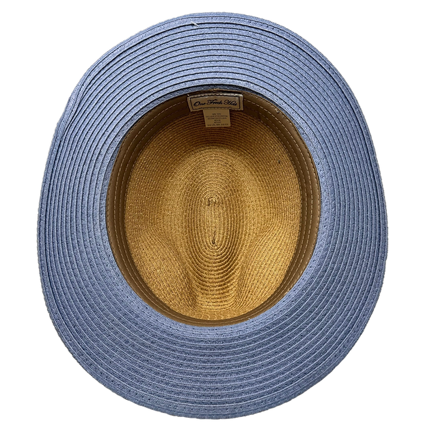 Superfecta Ultra-Fine Braid Hat Natural/Blue