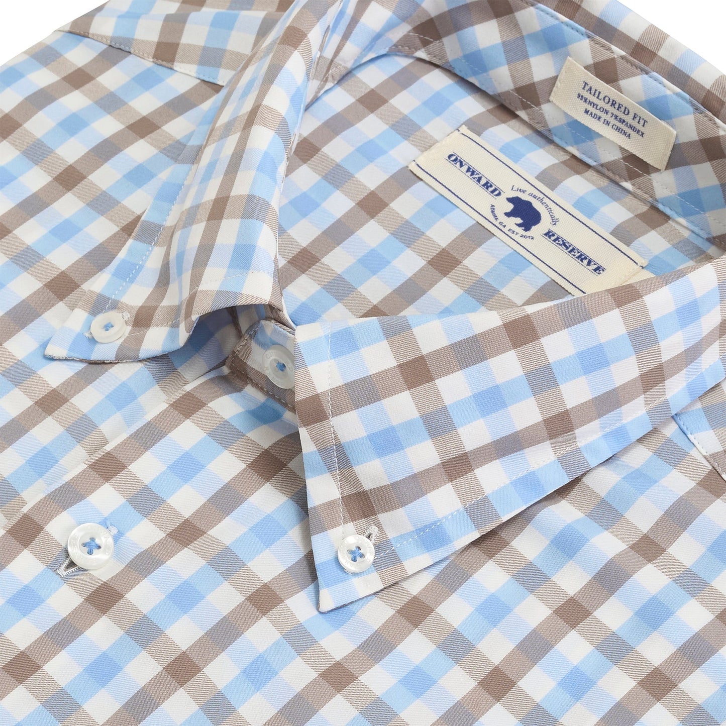 Allen Tailored Fit Shirt Beech