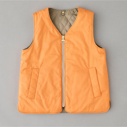 Ws My Barbour Reversible Quilted Liner Timberwolf/Marigold