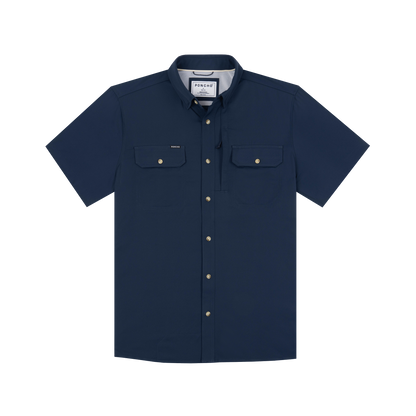 The Captain Original Fishing SS Shirt Navy