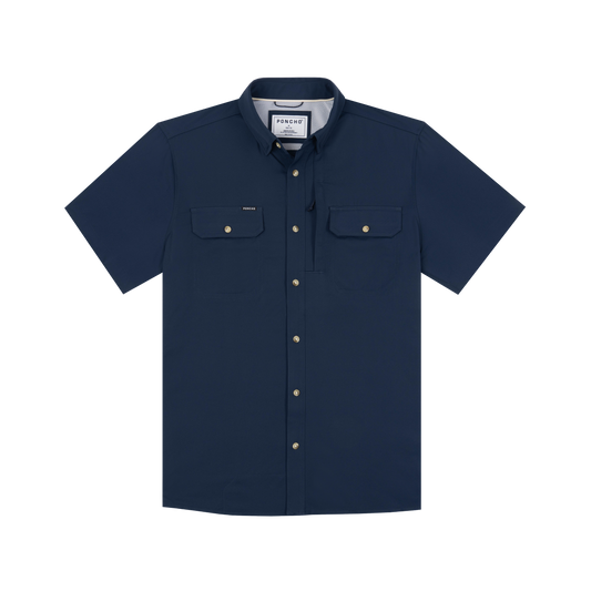 The Captain Original Fishing SS Shirt Navy