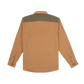 The Ditch Chicken Flannel LS Shirt Tan/Moss Green