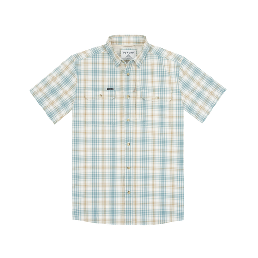 The Double Haul Original Fishing SS Shirt Reg Fit Bwn/Grn