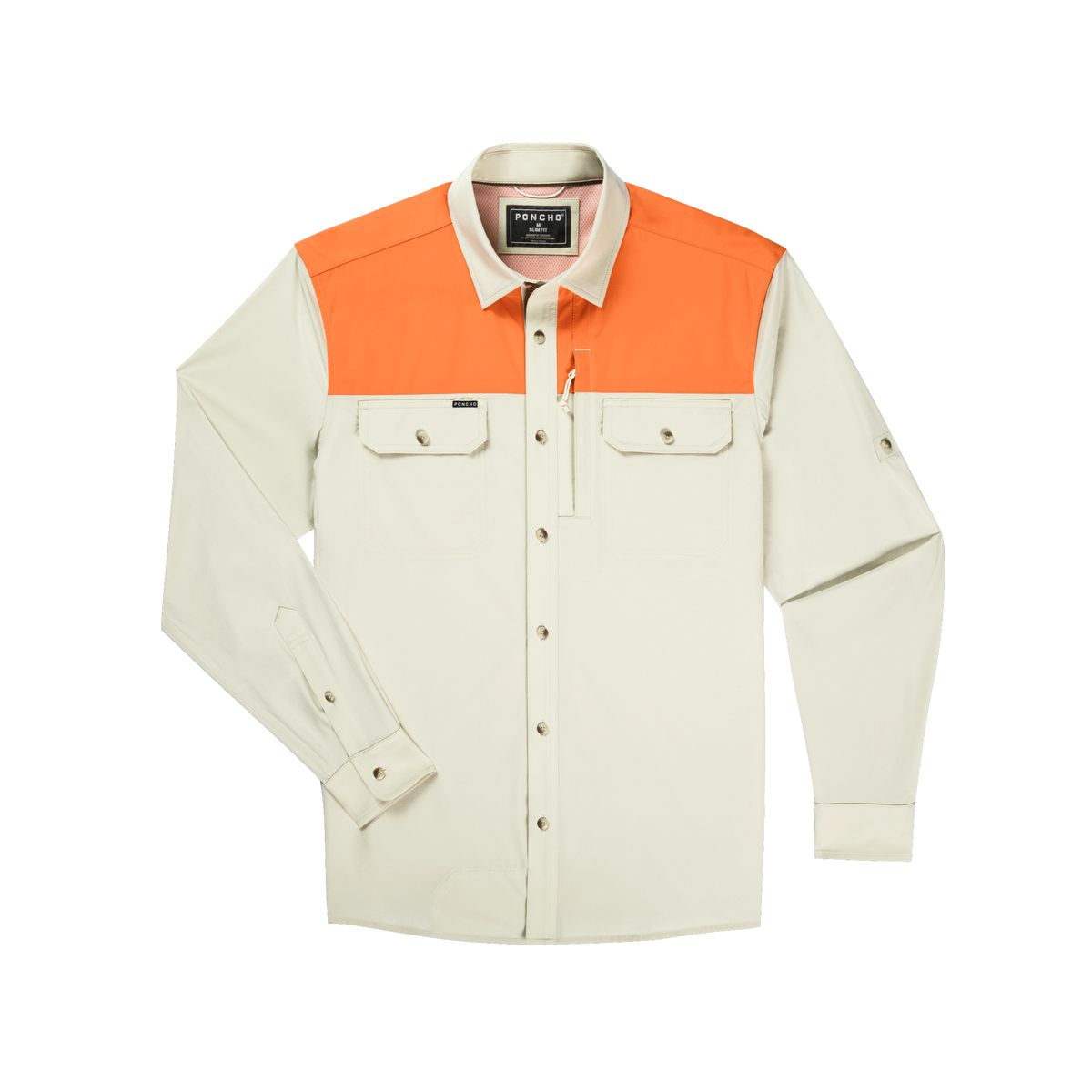 The Hebbronville Original LS Shirt Tan / Blaze