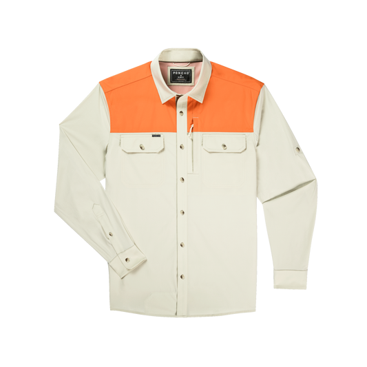 The Hebbronville Original LS Shirt Tan / Blaze