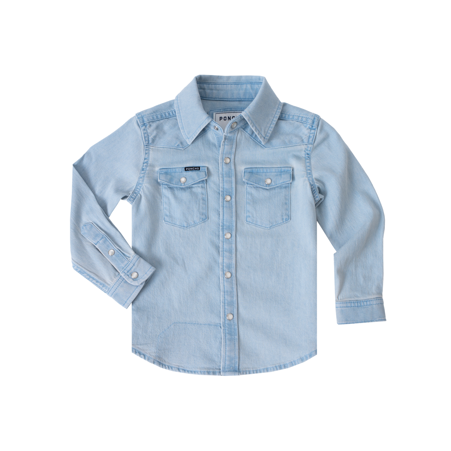 Youth The Miller Denim Western Shirt Light Wash