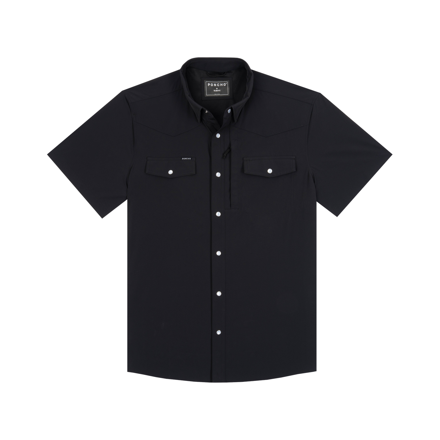 The Ranchero Western SS Shirt Slim Fit Black