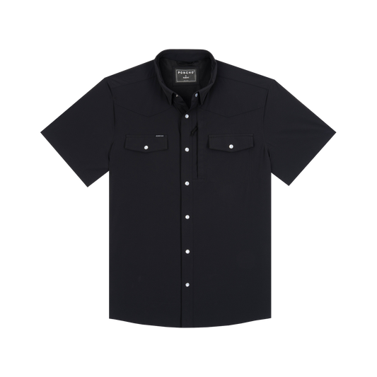 The Ranchero Western SS Shirt Slim Fit Black