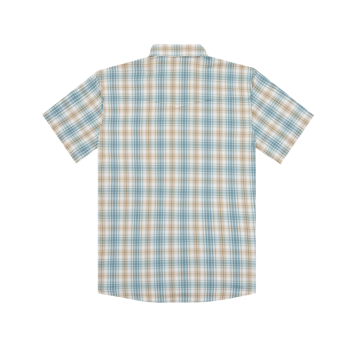 The Sandbar Western SS Shirt Brown/Green Plaid