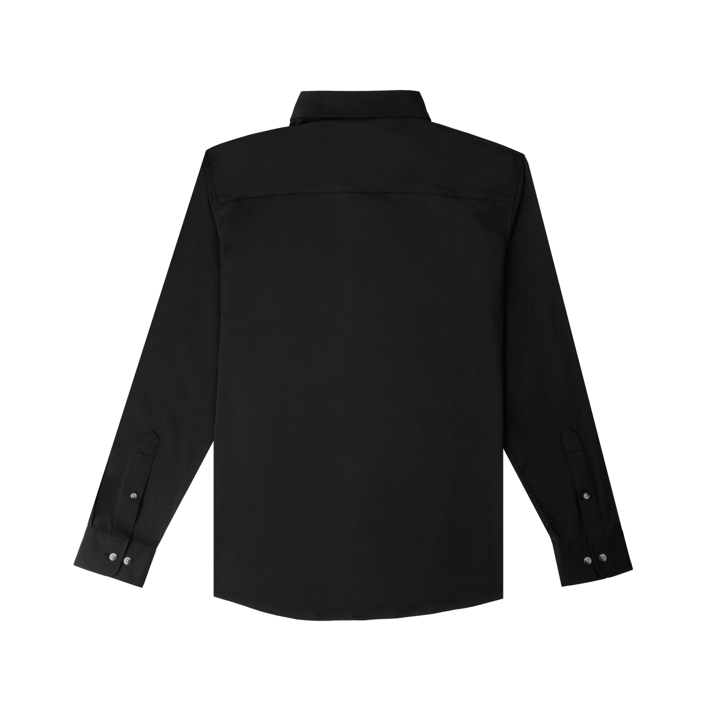The Cast Iron Ultra Light LS Shirt Reg Fit Black