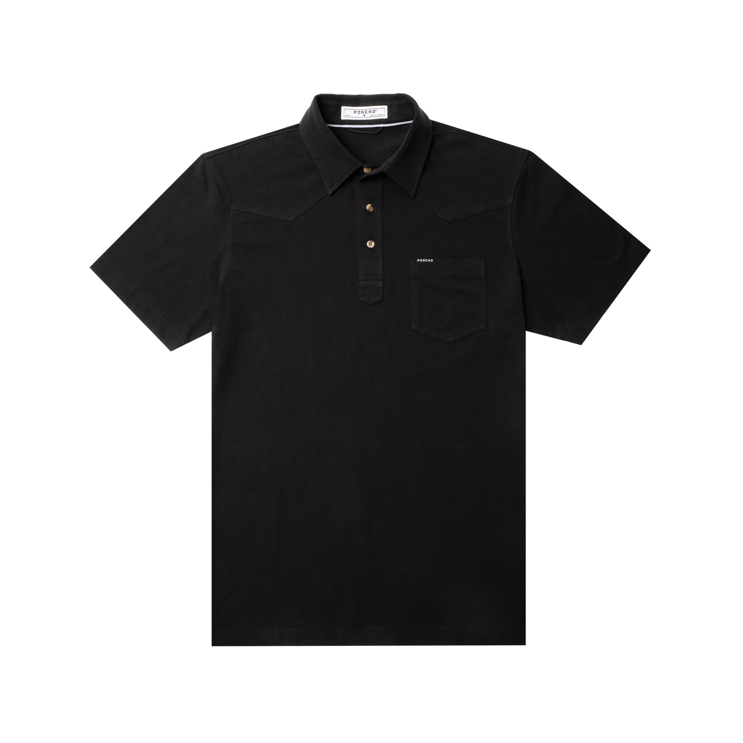The Permian Polo Reg Fit Black