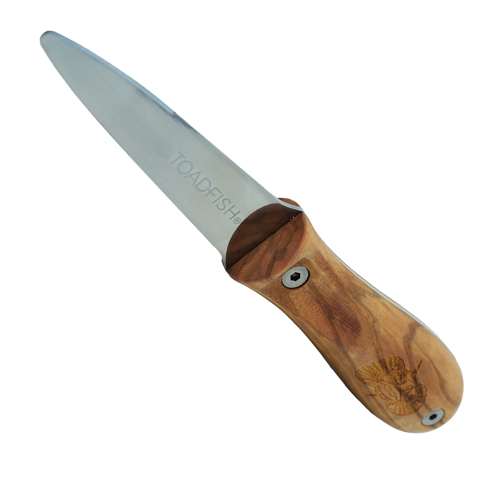 Limited Ed. Oyster Knife - Olive Wood Handle