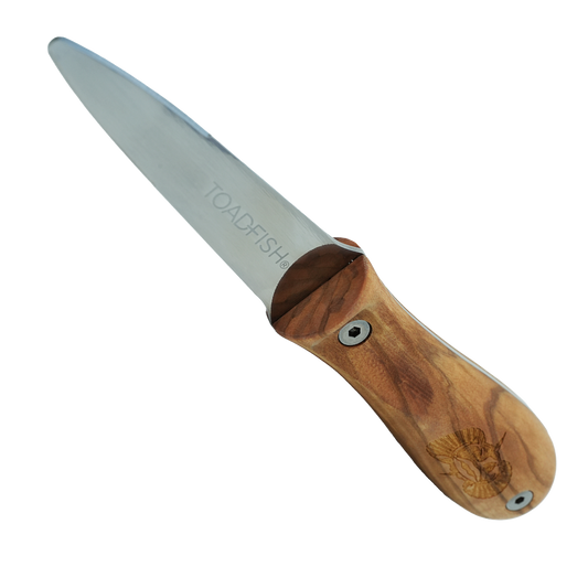 Limited Ed. Oyster Knife - Olive Wood Handle