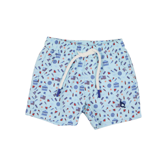 Youth Stars & Stripes Swim Trunk